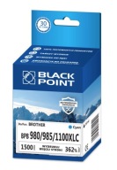 Košík. BROTHER LC 980 XL azúrová BLACKPOINT (1 300)