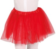 Červená tylová sukňa Tutu sukňa Ladybug Dancer Prom Kostým 30 cm