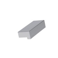 Moderná nábytková úchytka na kuchynský nábytok L-50 chróm 32mm + skrutky
