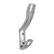 KOVOVÝ HÁČIK NA OBLEČENIE HÁČIK NA NÁSTENNÉ OKNO 15 CM AMIX CHROM.