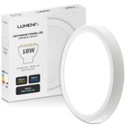 POVRCHOVÝ okrúhly LED stropný panel LED PANEL 18W 1620lm Nebliká CCD SLIM