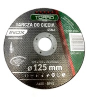 Oceľové rezné kotúče ⌀125 Torro