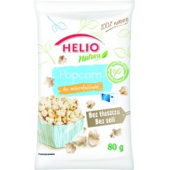 Popcorn do mikrovlnky bez pridaného tuku a soli HELIO Natura 80 g