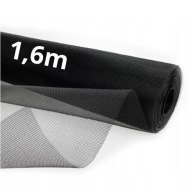 ČIERNA sieťovina na meter 1,6 m x 1 m vlákno moskytiéra