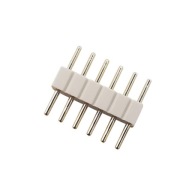 5XConnector pre RGB+CCT LED pásik 6-PIN rebríkový konektor