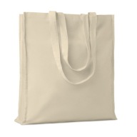 Bavlnená plátená taška ECO SHOPPING Shopperbag širšia, rozťahovacia, priestranná