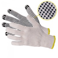 Škvrnité pletené pracovné rukavice RND400 Black