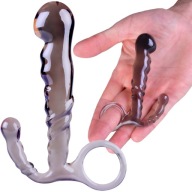 GÉLOVÝ MASÁŽER PROSTATY, BEZPEČNÁ ZÁSTRČKA