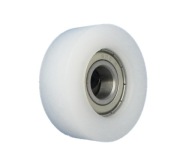 Plastový valček s ložiskom, priemer 41 mm, priemer 12 mm