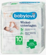 Babylove Prebaľovacie podložky 10 ks 60cmx60cm