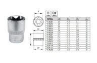 ZÁSUVKA YATO TORX 1/2