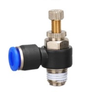Zásuvný škrtiaci ventil sýtiča 6 MM 1/4 palca