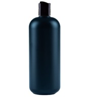 Fľaša s tanierovým uzáverom 500ml, HDPE, 24/410, čierna