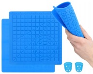 Prekrývajúce 3D pero šablóny silikónovej podložky