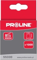 Tvrdené sponky S 6,2 mm polguľaté L: 12 mm PROLINE (55332)