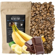 Ochutená káva BANÁN V ČOKOLÁDE 100G Arabica 100%