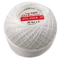 Atłasek šnúra 10g/125m Biela Ariadna