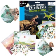 Kreatívna sada dinosaurov DECAL pre deti