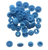 Plastové gombíky na oblečenie, Baby blue