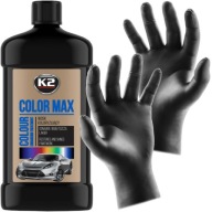 K2 COLOR MAX 500ML ČIERNA - FAREBNÝ VOSK Re