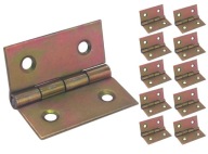 Nábytkový opletený pánt 35x35 x1,0mm - 10 ks