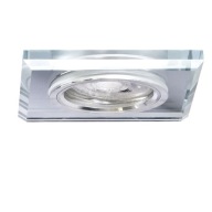 Candellux Zásuvka zapustená SS-13 GU10/GU5.3 - priehľadná