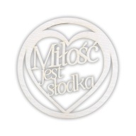 Drevený prsteňový základ pre Macrame Dream Catcher Decor Eco Love is Sweet