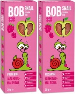OVOCNÝ SLIMAK SLIMÁČ Bob SLIMÁČIA ZÁBAVKA jablko-malina 2x30g | PRIRODZENÝ