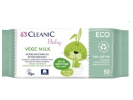 Utierky Cleanic baby ECO Vege Milk 50 ks