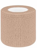 KOHÉZNY ELASTICKÝ SAMOLEPIACI OBVAZ 5cm x 4,5m ORECHOVÁ BÉŽOVÁ