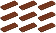 LEGO TILE 63864 TILE 1x3 hnedá (6g) 9 ks
