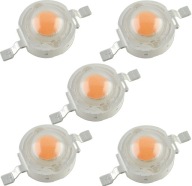 5x 1W FULL SPECTRUM LED 380-840nm Bridgelux Dual 2*23*45mil