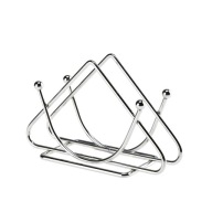 Kovový držiak na obrúsky CHROME trojuholníkový INOX