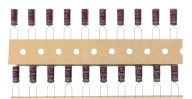 10uF 16V 10 µF 16V (20KS) ELEKTROLYTICKÝ KONDENZÁTOR