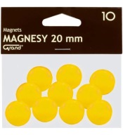 Plastová chladnička MAGNETS dosky 20mm žltá 10ks GRAND