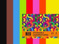 COLOR samolepiaci papier A5 školská COLOR mix