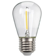 E27 LED FILAMENT 1W WARM žiarovka na girlandy