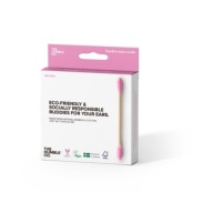 Humble Bamboo Ear Sticks Pink 100 ks.