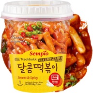 Rezance Ryžové jedlo Topokki Tteokbokki v sladkej pikantnej omáčke 160g SEMPIO