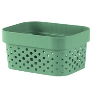 Curver Košík, prelamovaný box, zelený, 1,4L nádoba