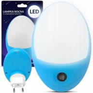 LED NOČNÁ LAMPA PRE KONTAKT + SNÍMAČ SÚMRAK