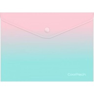 COOLPACK OBÁLKA NA DOKUMENTY A4 SO Zipsovým GRADIENTOM JAHODA