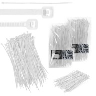 200x sťahovacie pásky Káblové pásky Zipsy 3,6 x 200 mm Silné UV sťahovacie pásky