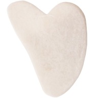 Gua sha kameň biely kremeň na masáž tváre