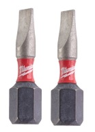 Skrutkovač s plochým bitom Milwaukee 2ks Impact SL0,6x4,5