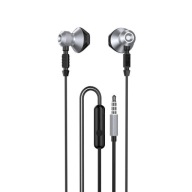Dudao 3,5 mm kovové drôtené slúchadlá do uší