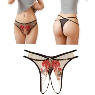 SEXY POHĽADNÉ TRANSPARENTNÉ tangá S OTVORENÝM ROZKROKOM