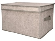 Textilný ORGANIZÉR BOX 40 x 30 x 25 cm s vekom - na ŠATNÍK