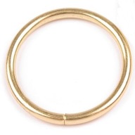 Krúžok do kabelky na popruh batohu, 30 mm, zlatý