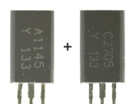 Pár 2SA1145 + 2SC2705 Tranzistor 150V 50mA TO92 High Case TO92MOD